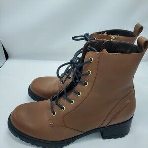 Cole Haan Women’s Camea Water Proof Combat Boot Size 9B (Brown)